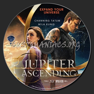 Jupiter Ascending blu-ray label