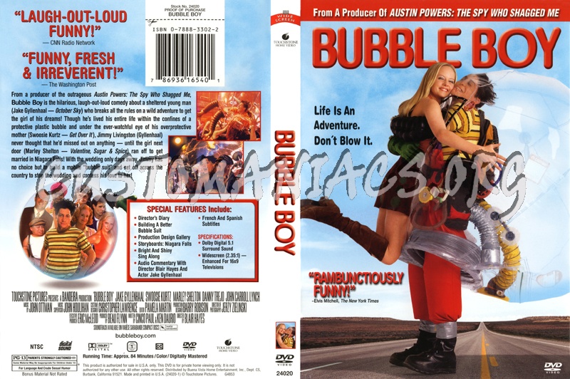 Bubble Boy dvd cover