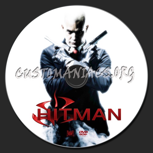 Hitman dvd label