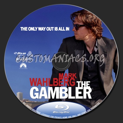 The Gambler blu-ray label