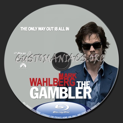 The Gambler blu-ray label