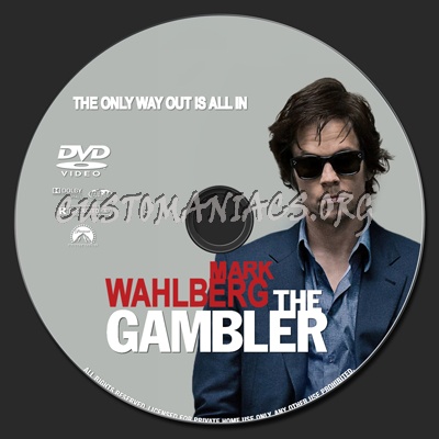 The Gambler dvd label