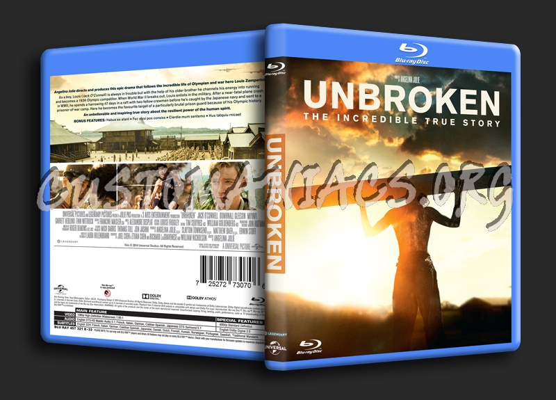 Unbroken blu-ray cover