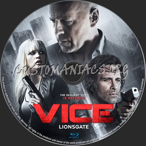 Vice blu-ray label