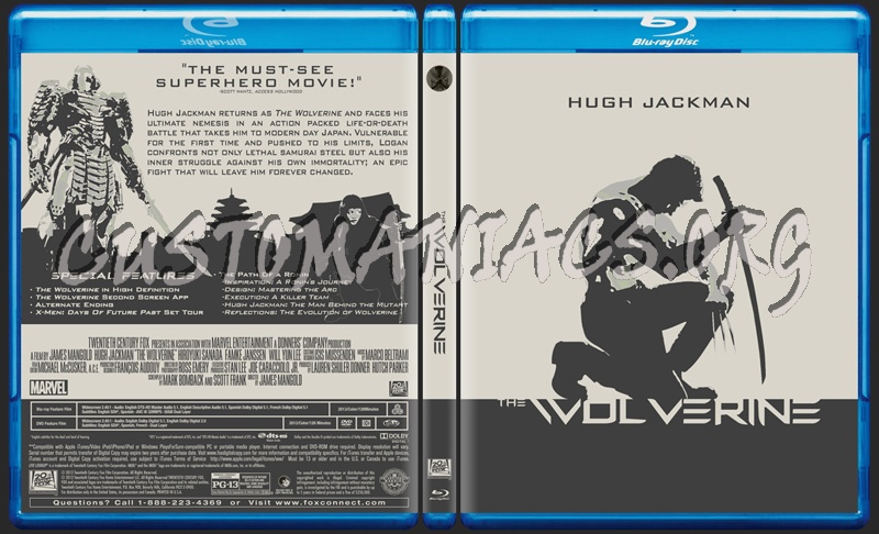 The Wolverine blu-ray cover