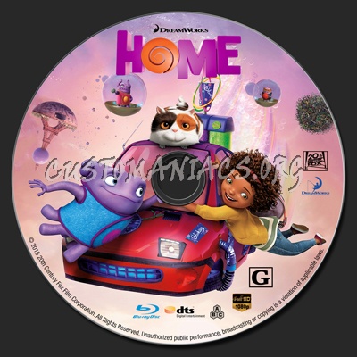 Home blu-ray label