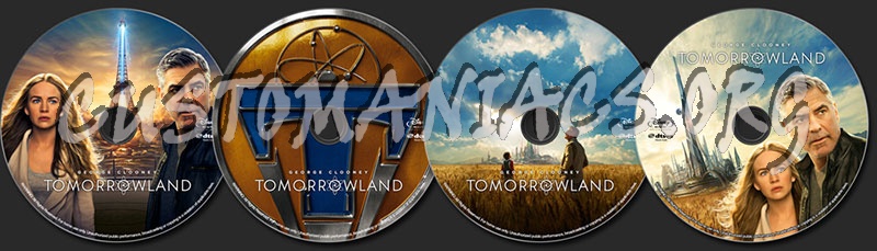 Tomorrowland blu-ray label