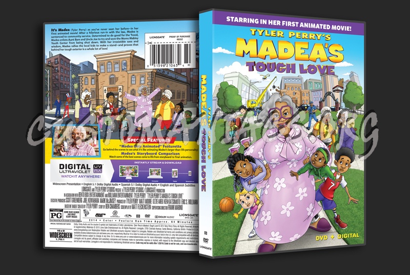 Madea's Tough Love dvd cover