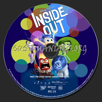 Inside Out dvd label