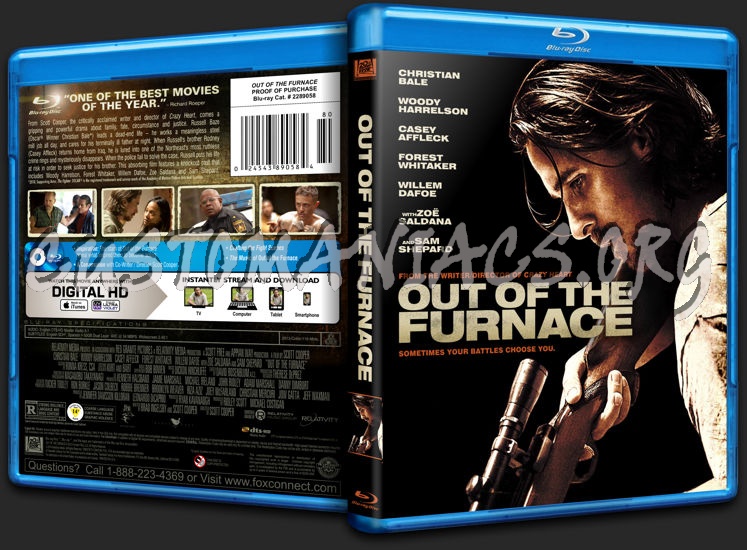 Out of the Furnace blu-ray cover