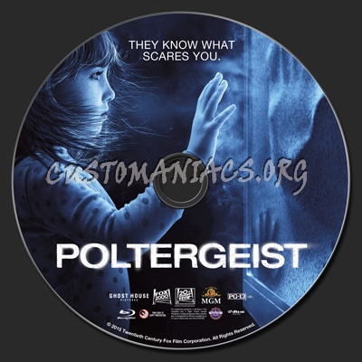 Poltergeist (2015) blu-ray label