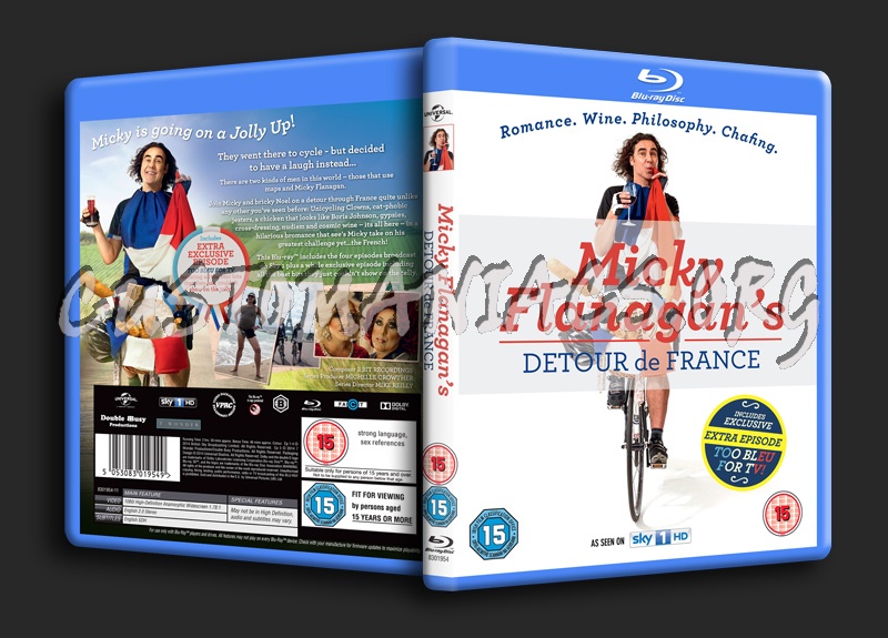 Micky Flanagan's Detour de France blu-ray cover