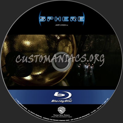 Sphere blu-ray label