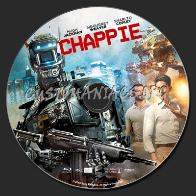 Chappie blu-ray label