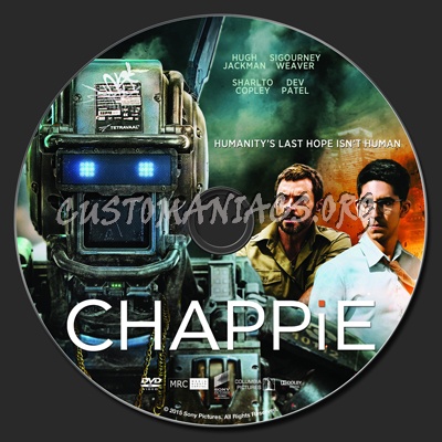 Chappie dvd label