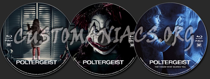 Poltergeist (2015) blu-ray label