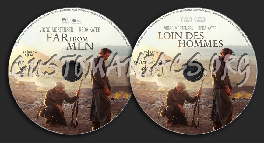 Far From Men (aka: Loins De Homme) dvd label