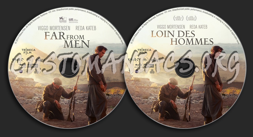 Far From Men (aka: Loins De Homme) blu-ray label