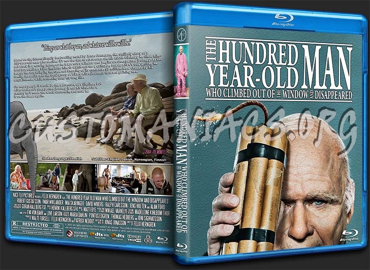 The hundred year-old man who climbed out of the window and disappeared blu-ray cover