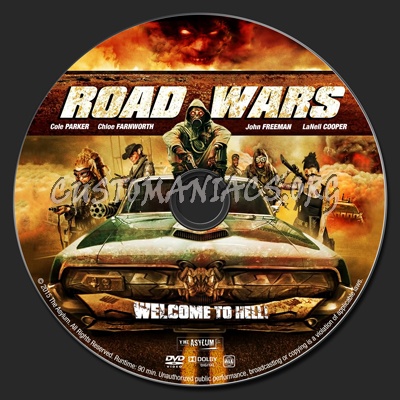 Road Wars dvd label