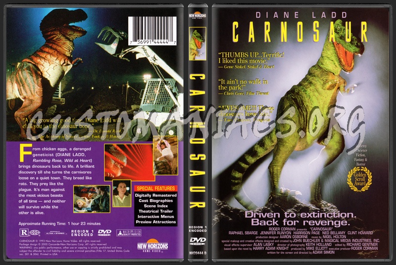 Carnosaur dvd cover