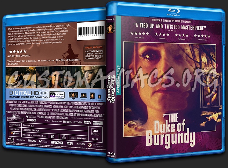 The Duke of Burgundy blu-ray cover