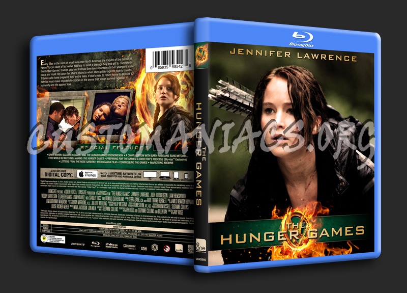 The Hunger Games blu-ray cover