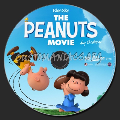 The Peanuts Movie (2015) dvd label