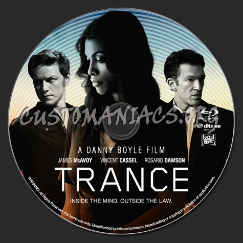 Trance blu-ray label