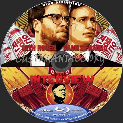 The Interview blu-ray label