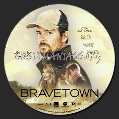 Bravetown blu-ray label