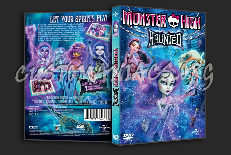 Monster High Haunted dvd cover - DVD Covers & Labels by