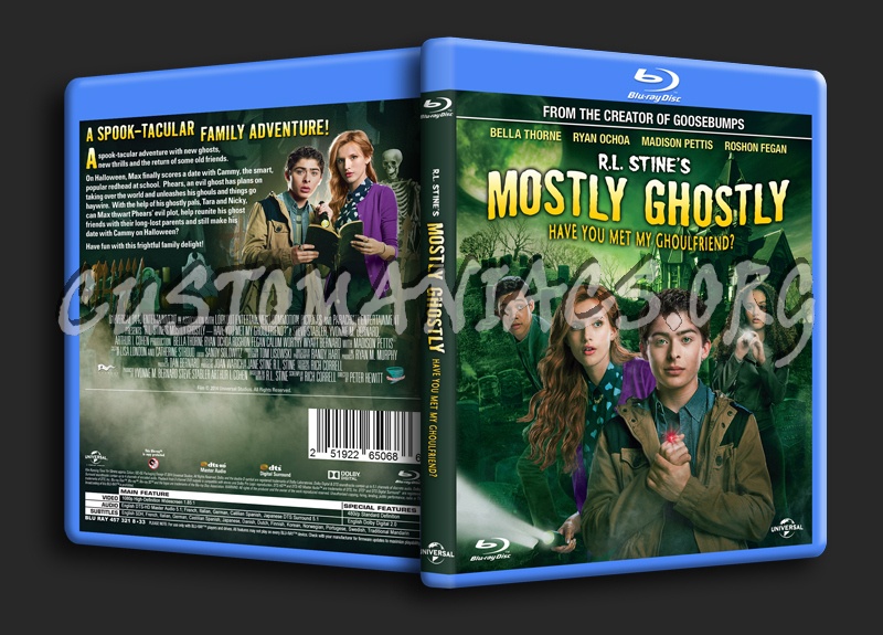 Mostly Ghostly Have You Met My Ghoulfriend? blu-ray cover