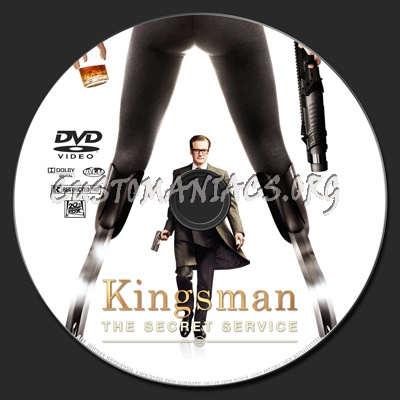 Kingsman: The Secret Service dvd label