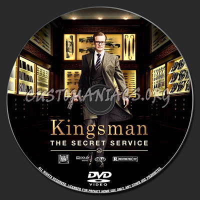 Kingsman: The Secret Service dvd label