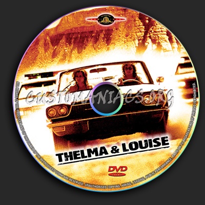 Thelma and Louise dvd label