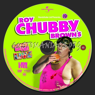 Roy Chubby Brown's Don't Get Fit! Get Fat! dvd label