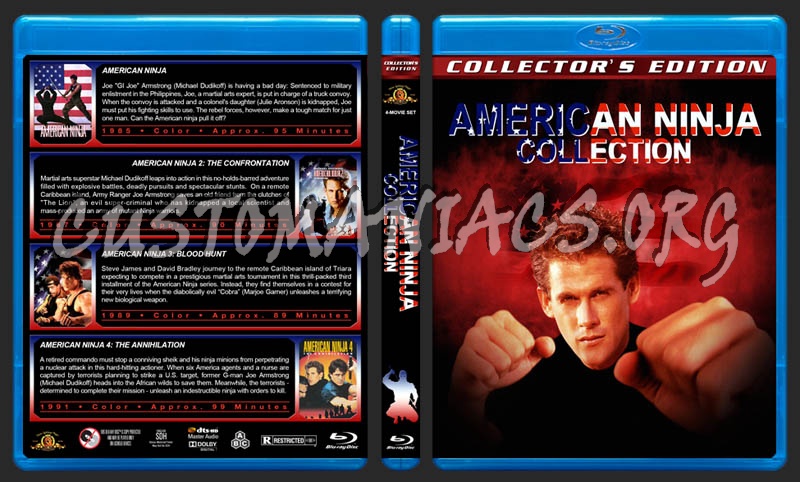 American Ninja Collection blu-ray cover