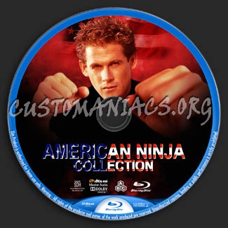 American Ninja Collection blu-ray label