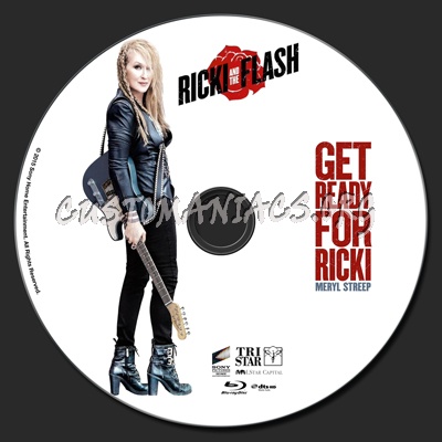 Ricki And The Flash blu-ray label