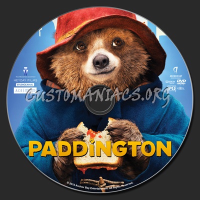 Paddington dvd label