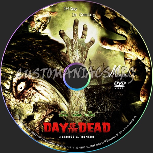 Day of the Dead dvd label