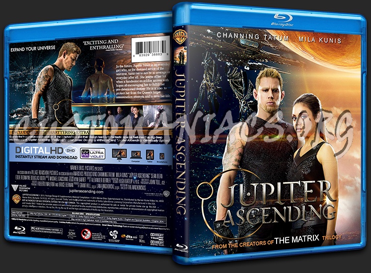 Jupiter Ascending blu-ray cover