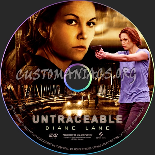 Untraceable dvd label