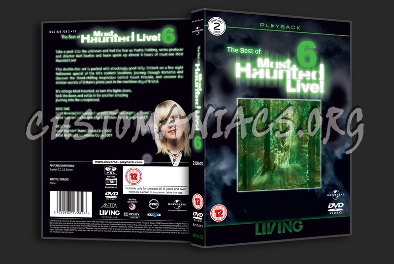 The Best of Most Haunted Live 6 dvd cover