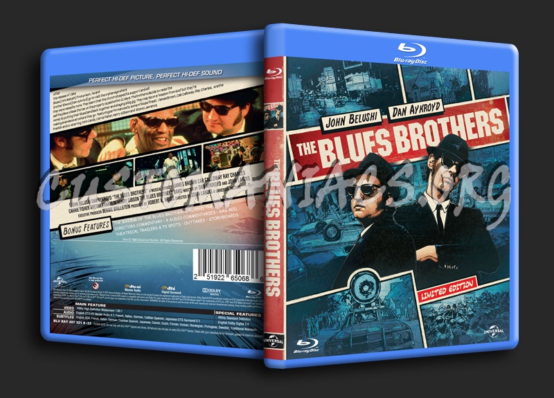 The Blues Brothers blu-ray cover