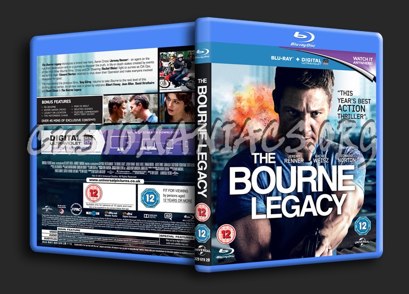 The Bourne Legacy blu-ray cover - DVD Covers & Labels by Customaniacs ...