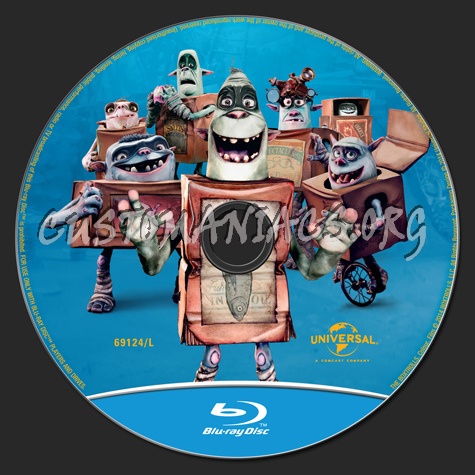 The Boxtrolls blu-ray label