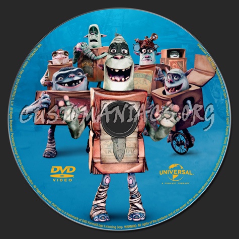 The Boxtrolls dvd label