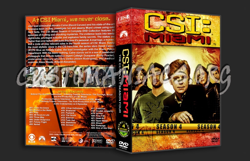 CSI: Miami - Seasons 1-10 (3370x2175) dvd cover